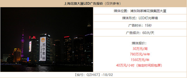 上?；ㄆ齑髲BLED屏廣告報(bào)價(jià)