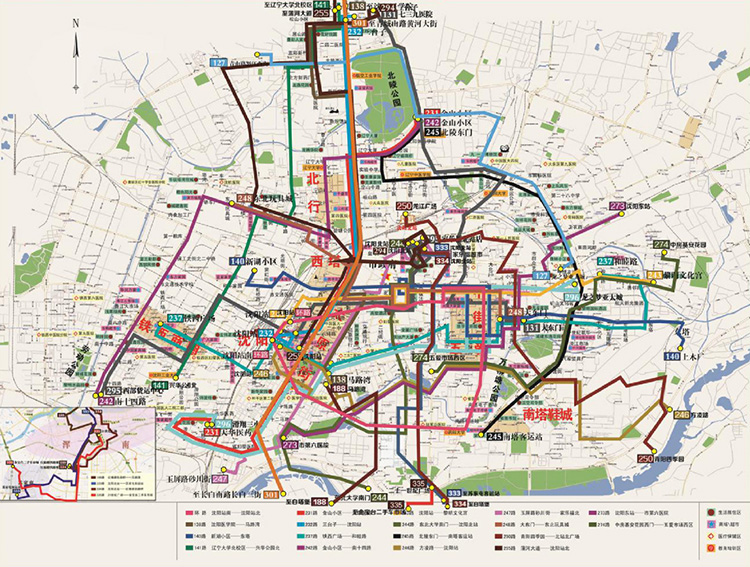 沈陽公交路線 沈陽公交路線