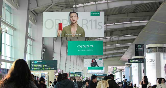 候機廳雙面吊旗媒體 候機廳雙面吊旗媒體