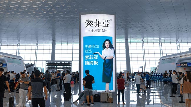 武漢機(jī)場(chǎng)T3航站樓出發(fā)區(qū)有哪些優(yōu)質(zhì)燈箱媒體？