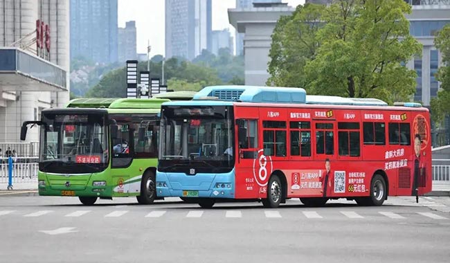 重慶公交車廣告