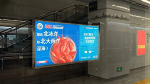 南寧地鐵廣告牌價(jià)格多少錢？食品生鮮南寧地鐵燈箱廣告案例