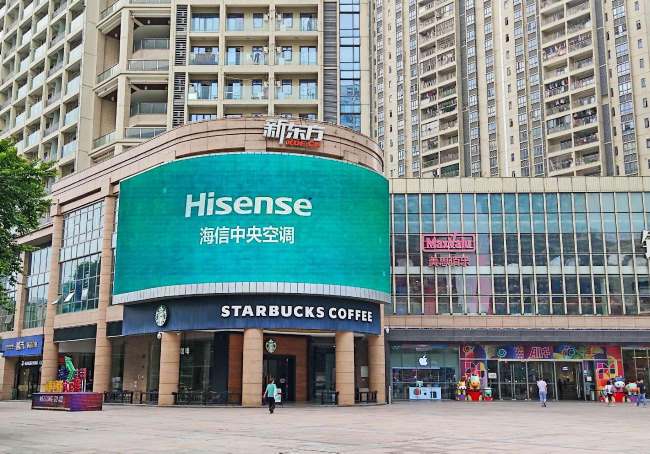 佛山祖廟鉑頓城LED廣告投放，佛山百花廣場(chǎng)戶外大屏廣告價(jià)格