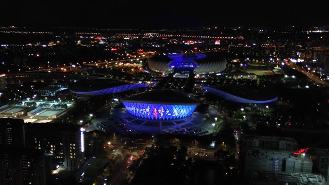 福州奧體環(huán)幕燈光秀：城市地標(biāo)的視覺盛宴與品牌曝光