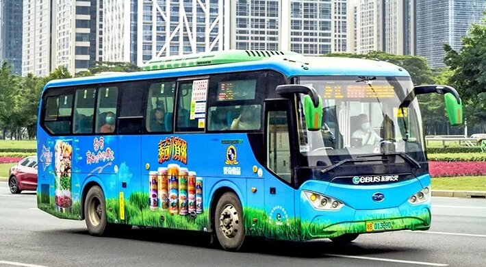 2023年泰奇八寶粥深圳公交車廣告-案例分享